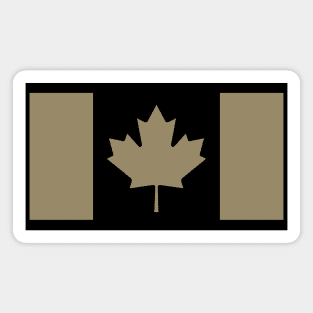 Canadian Flag - Hip Hop Gold Magnet